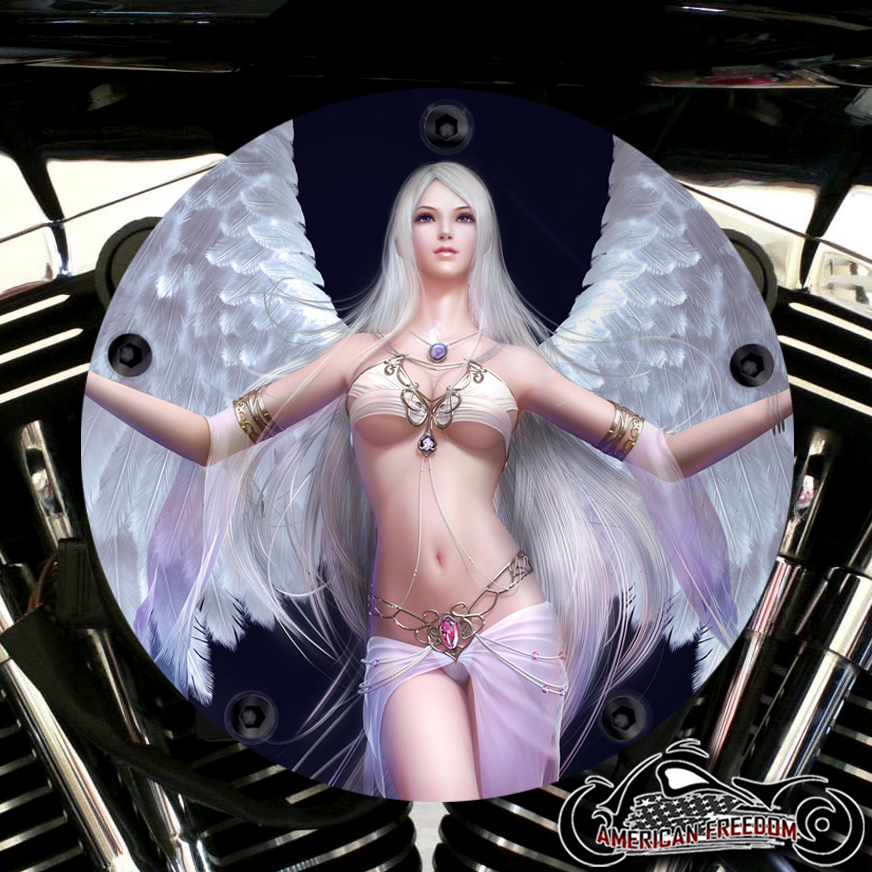 Harley Davidson High Flow Air Cleaner Cover - Angel Goddess